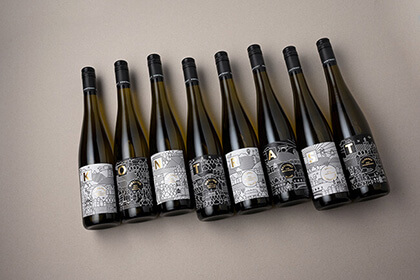 alle Weinflaschen der Weinlinie Kontrast