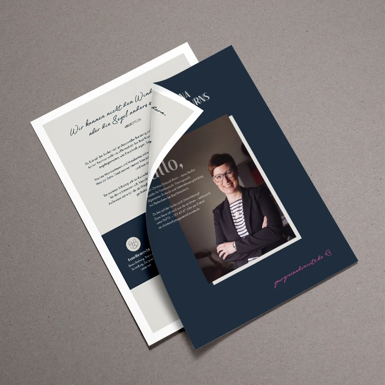 Flyer von Christina Ehrhardt-Burns