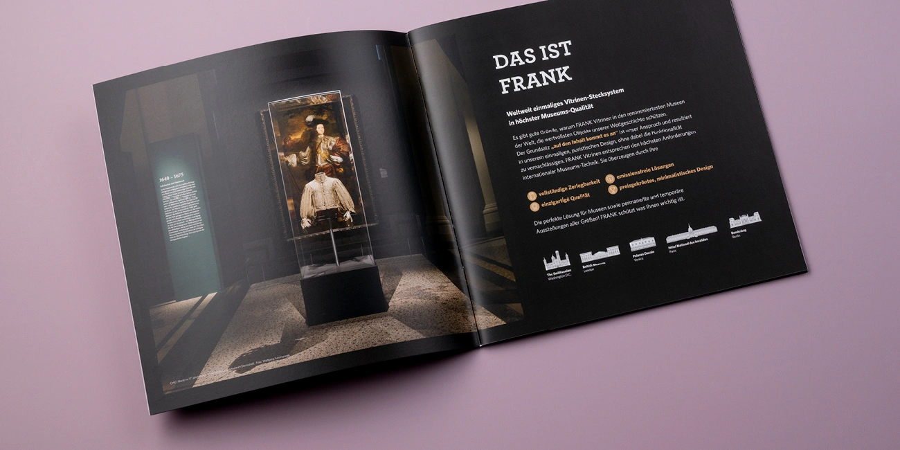 Imagebroschüre von Frank Europe
