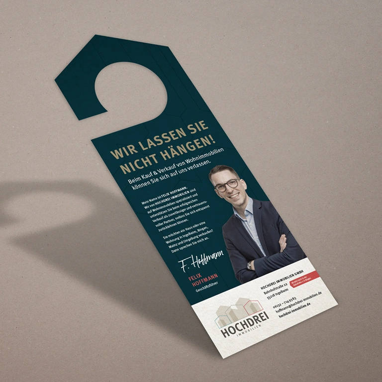 Flyer von Hochdrei Immobilien