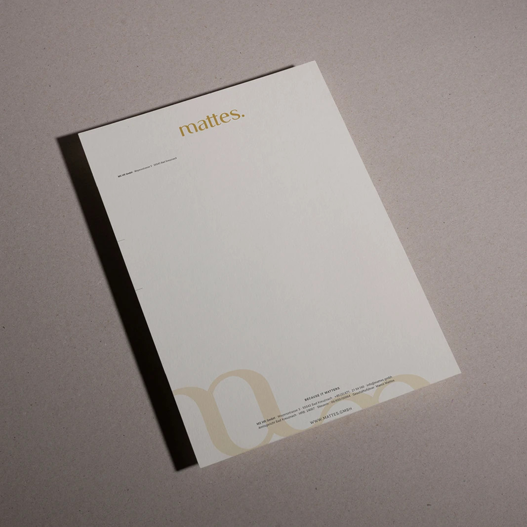 Briefpapier von Mattes
