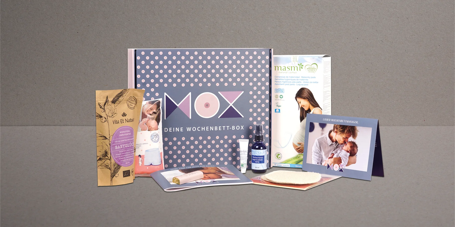 Packaging von Mox