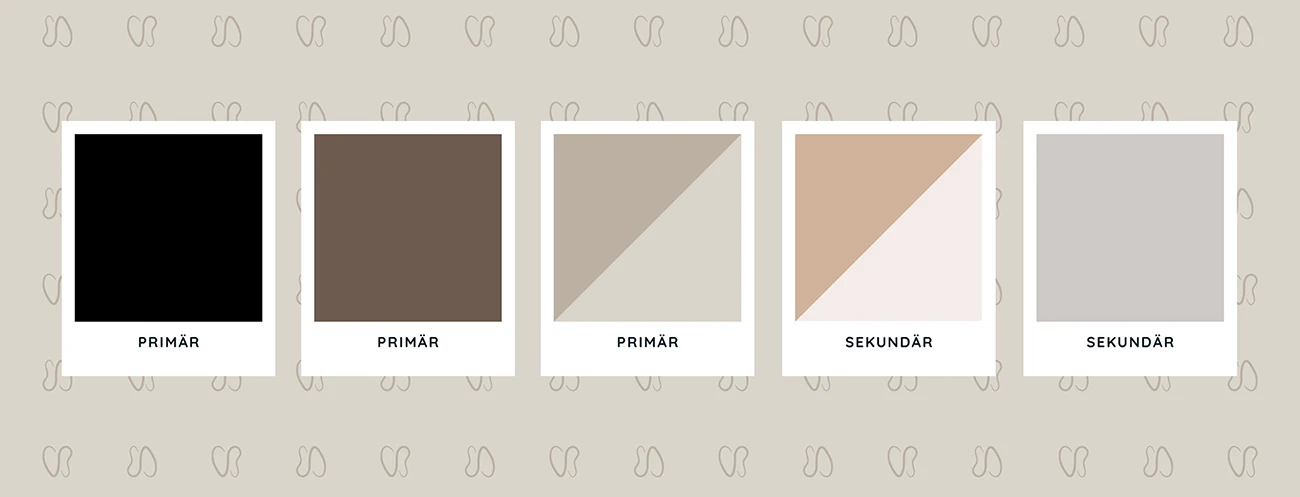 Farben des Corporate Designs der Zahnarztpraxis concept blanc