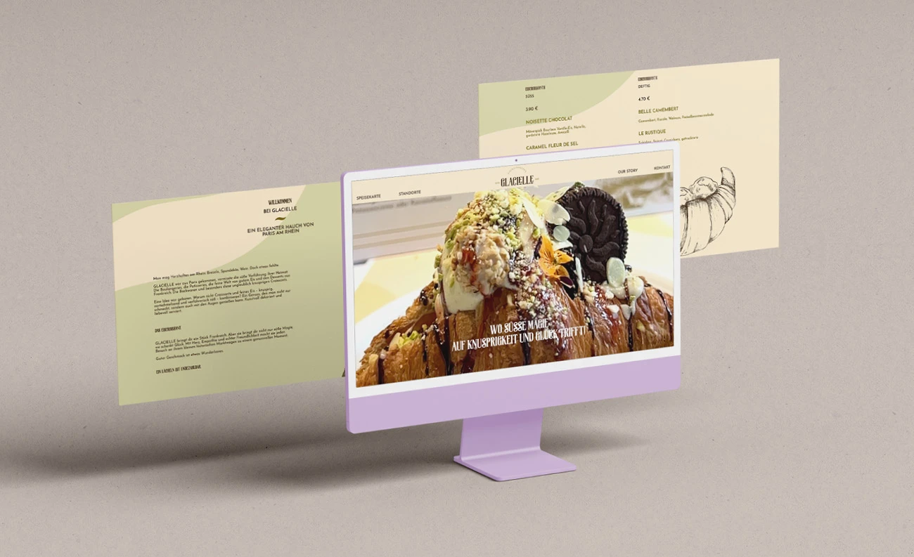 Website von Glacielle