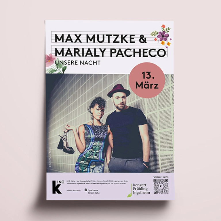 Plakat der Veranstaltungsreihe Konzertfrühling.